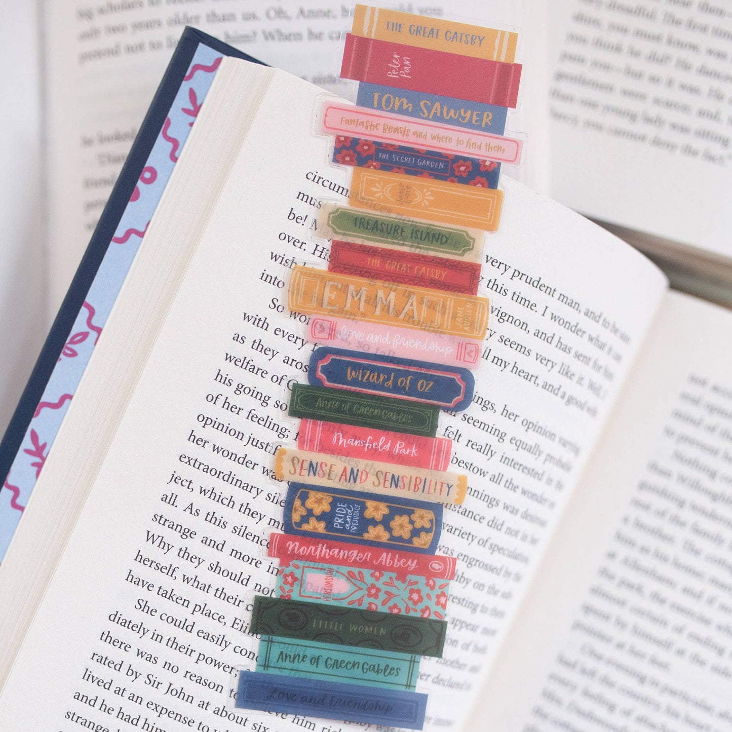 Book Stack Bookmark