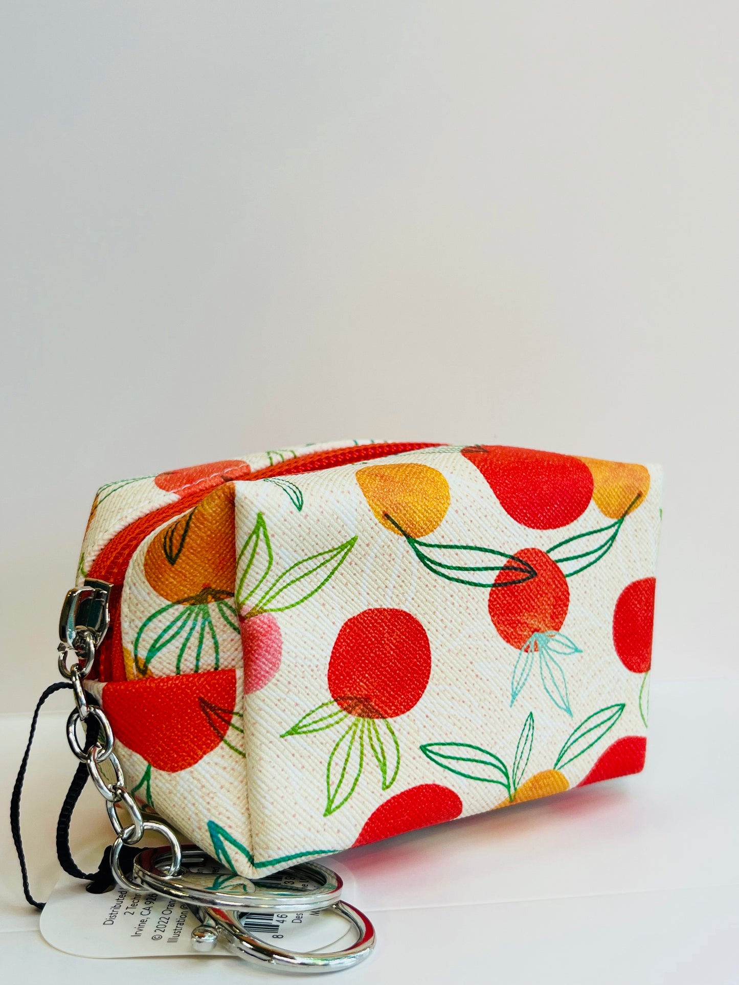 Keychain Zip Pouch - Oranges