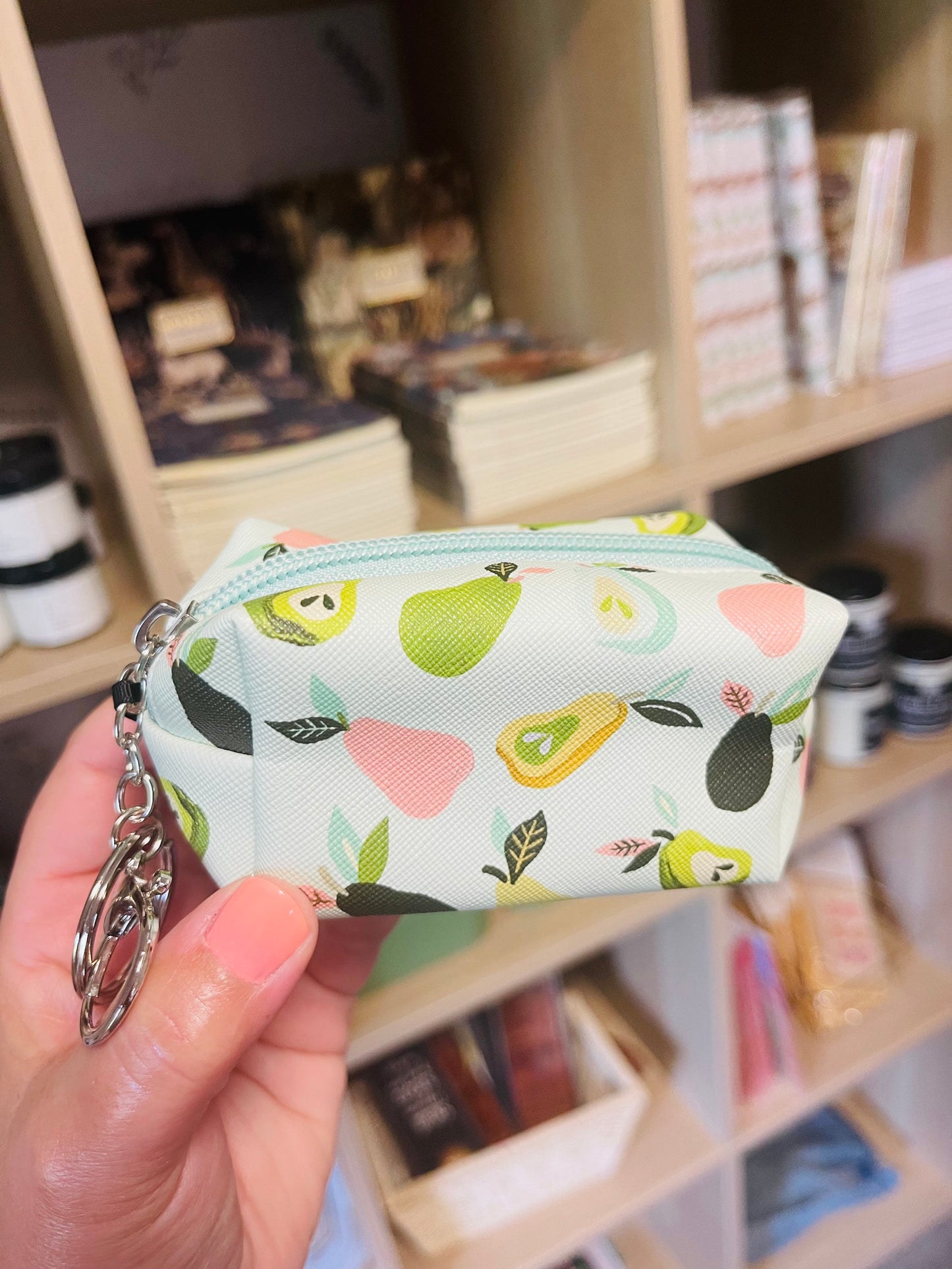 Keychain Zip Pouch - Pears