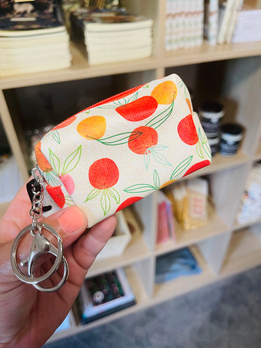 Keychain Zip Pouch - Oranges