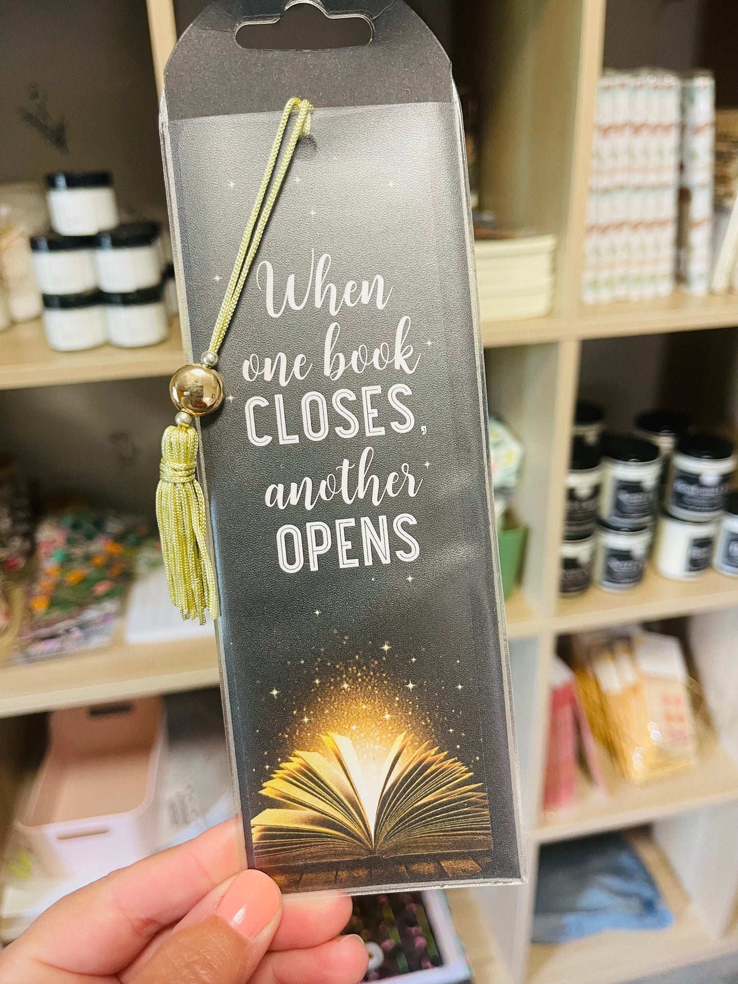 Bookmark - When One Book Closes