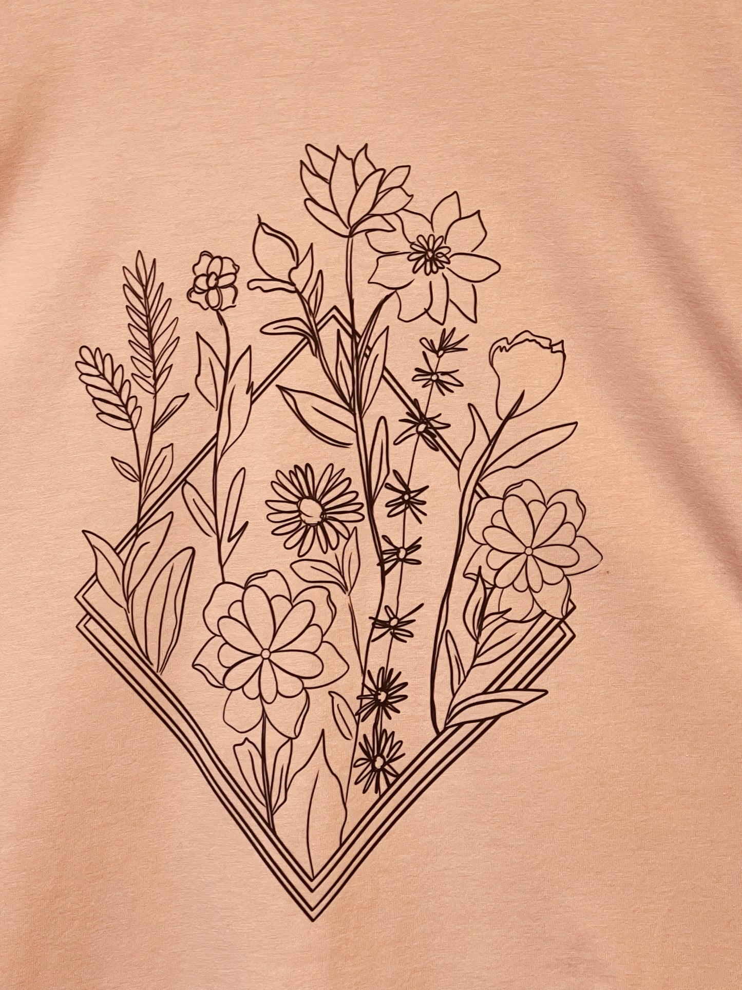 T-Shirt 'Wildflower' - Blush